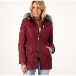 ActionHeat Women's 5V Heated Puffer Jacket with Faux Fur Hood - a world of fashionable women's clothing, including a wide selection of dresses and trendy accessories.> Store