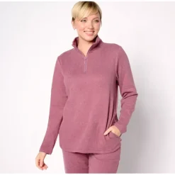 Active Fleece Quarter Zip Pullover - a world of fashionable women's clothing, including a wide selection of dresses and trendy accessories.> New