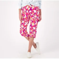 Active French Terry Pull On Capri Pant - a world of fashionable women's clothing, including a wide selection of dresses and trendy accessories.< Fashion