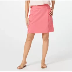 Active French Terry Skort with Seaming Details - a world of fashionable women's clothing, including a wide selection of dresses and trendy accessories.< Fashion