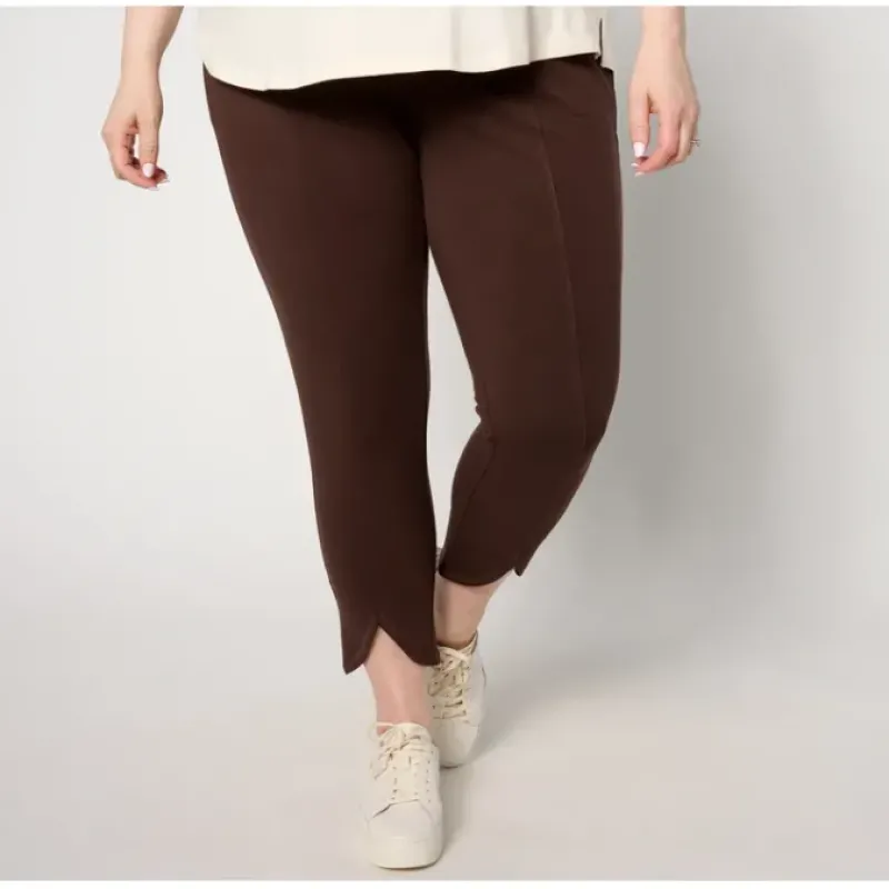 Active Petite Duo Stretch Slim-Leg Crop Pants - a world of fashionable women's clothing, including a wide selection of dresses and trendy accessories.< Fashion