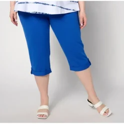 Active Petite French Terry Straight Leg Cuff Capri - a world of fashionable women's clothing, including a wide selection of dresses and trendy accessories.> Cheap