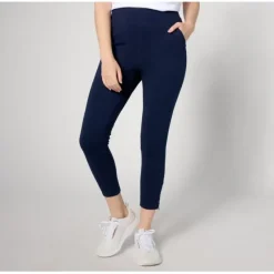 Active Reg Duo Stretch Crop Leg Pant with Zipper - a world of fashionable women's clothing, including a wide selection of dresses and trendy accessories.< Fashion