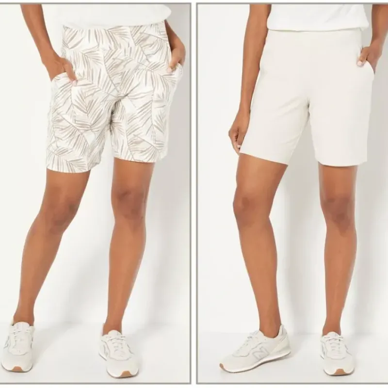 Active Regular Duo Stretch Two Pack Shorts - a world of fashionable women's clothing, including a wide selection of dresses and trendy accessories.< Shop All