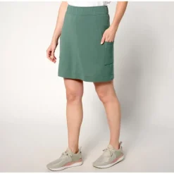 Active Regular Soft Blend Knit Cargo Skort - a world of fashionable women's clothing, including a wide selection of dresses and trendy accessories.> Best Sale
