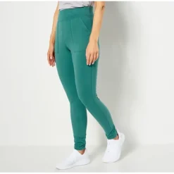 Active Tall Duo Stretch Leggings with Wide Waistband - a world of fashionable women's clothing, including a wide selection of dresses and trendy accessories.< Fashion