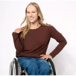 Adaptive Essentials Perfect Jersey Crew Neck Tunic - a world of fashionable women's clothing, including a wide selection of dresses and trendy accessories.< Fashion