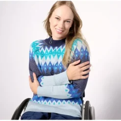 Adaptive Fair Isle Pop Sweater - a world of fashionable women's clothing, including a wide selection of dresses and trendy accessories.< Fashion