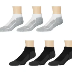 Alexander Julian Men's Set/6 Athletic Cushion Low Ankle Socks - a world of fashionable women's clothing, including a wide selection of dresses and trendy accessories.> Store