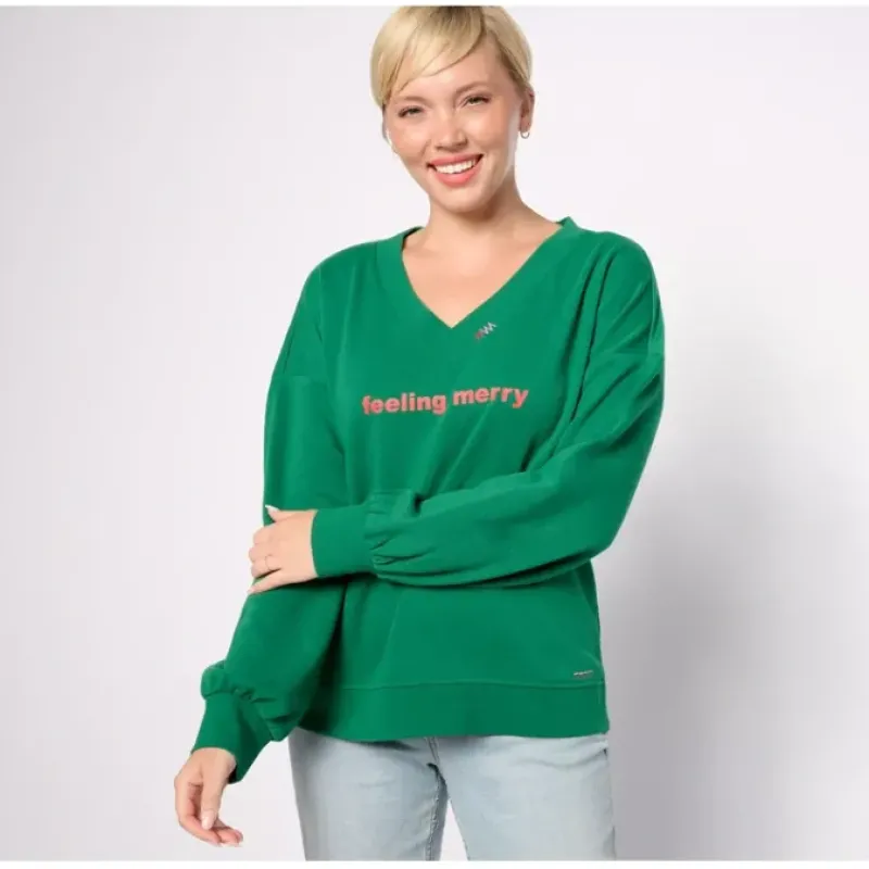 Ali Mally x Peace Love World Holiday Sweatshirt - a world of fashionable women's clothing, including a wide selection of dresses and trendy accessories.< Shop All