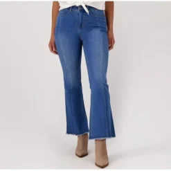 All Worthy Hunter McGrady Regular Indigo Raw Hem Jeans - a world of fashionable women's clothing, including a wide selection of dresses and trendy accessories.< Fashion