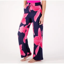 AmberNoon II by Dr. Erum Ilyas Regular UPF 30 Wide Leg Printed Pants - a world of fashionable women's clothing, including a wide selection of dresses and trendy accessories.< Fashion