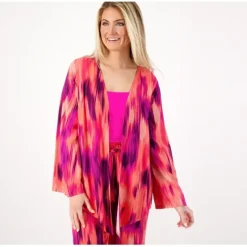 AmberNoon II by Dr. Erum Ilyas UPF 30 Cascade Open Front Topper - a world of fashionable women's clothing, including a wide selection of dresses and trendy accessories.< Fashion