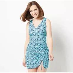 Ambernoon II by Dr. Erum Ilyas UPF50 Ruched Skirt Tankini - a world of fashionable women's clothing, including a wide selection of dresses and trendy accessories.> Fashion