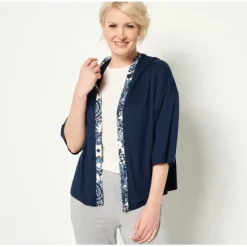 Anybody Lush Jersey Open Front Short Sleeve Shrug - a world of fashionable women's clothing, including a wide selection of dresses and trendy accessories.< Fashion