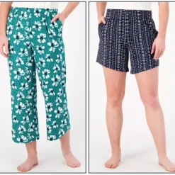 AnyBody Tall Lush Jersey Set of 2 Pajama Bottoms - a world of fashionable women's clothing, including a wide selection of dresses and trendy accessories.< Fashion