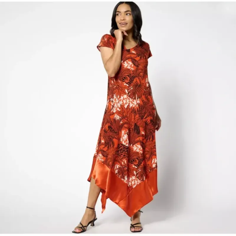 Attitudes by Renee Asymmetric Mix Media Dress - a world of fashionable women's clothing, including a wide selection of dresses and trendy accessories.< Dresses