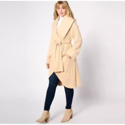 Attitudes by Renee French Terry Belted Wrap Cardigan - a world of fashionable women's clothing, including a wide selection of dresses and trendy accessories.> Hot