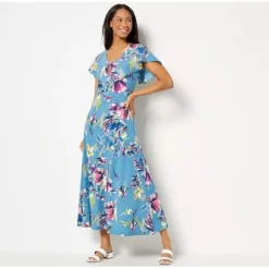 Attitudes by Renee Global Illusions Petite Maxi Dress - a world of fashionable women's clothing, including a wide selection of dresses and trendy accessories.< Dresses