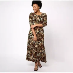 Attitudes by Renee Petite Como Jersey Maxi Dress - a world of fashionable women's clothing, including a wide selection of dresses and trendy accessories.< Dresses