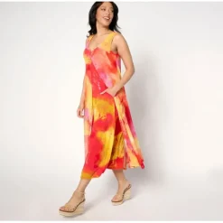 Attitudes by Renee Reg Como Jersey Triple Mesh Maxi Dress - a world of fashionable women's clothing, including a wide selection of dresses and trendy accessories.< Dresses