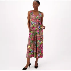 Attitudes by Renee Regular Global ILLUSION WAIST Jumpsuit - a world of fashionable women's clothing, including a wide selection of dresses and trendy accessories.< Dresses