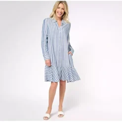 Attitudes by Renee Woven Multi Tasking Shirt Dress - a world of fashionable women's clothing, including a wide selection of dresses and trendy accessories.< Dresses