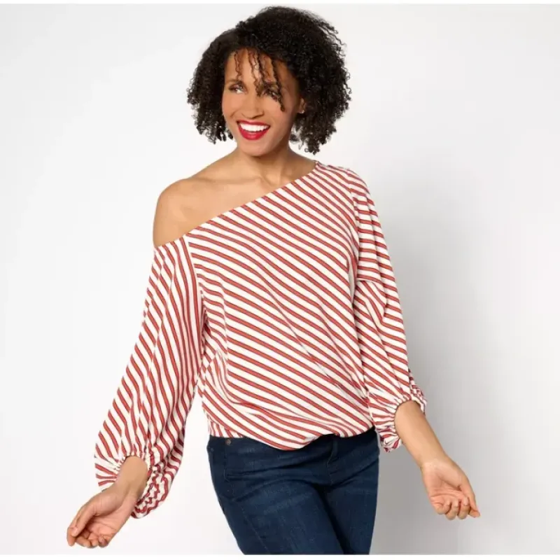 BEAUTIFUL by Lawrence Zarian Off-Shoulder Dolman Sleeve Top - a world of fashionable women's clothing, including a wide selection of dresses and trendy accessories.< Dresses