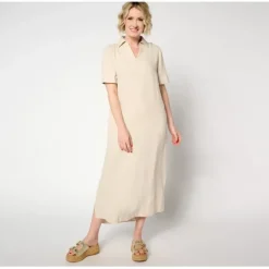 BEAUTIFUL by Lawrence Zarian Regular Linen Maxi Dress - a world of fashionable women's clothing, including a wide selection of dresses and trendy accessories.< Dresses