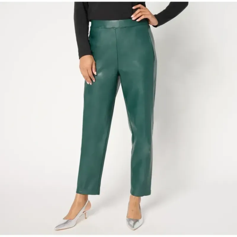 by Stacy London Regular Faux Leather Lantern Pant - a world of fashionable women's clothing, including a wide selection of dresses and trendy accessories.> New