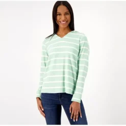 By the Beach Striped Hoodie - a world of fashionable women's clothing, including a wide selection of dresses and trendy accessories.< Fashion
