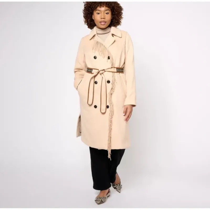 Canyon Retreat Trench Coat with Lapel Detail Belt - a world of fashionable women's clothing, including a wide selection of dresses and trendy accessories.> Discount
