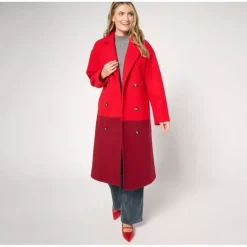 Carla Rockmore Collection Petite The Muse Color Blocked Coat - a world of fashionable women's clothing, including a wide selection of dresses and trendy accessories.> Fashion
