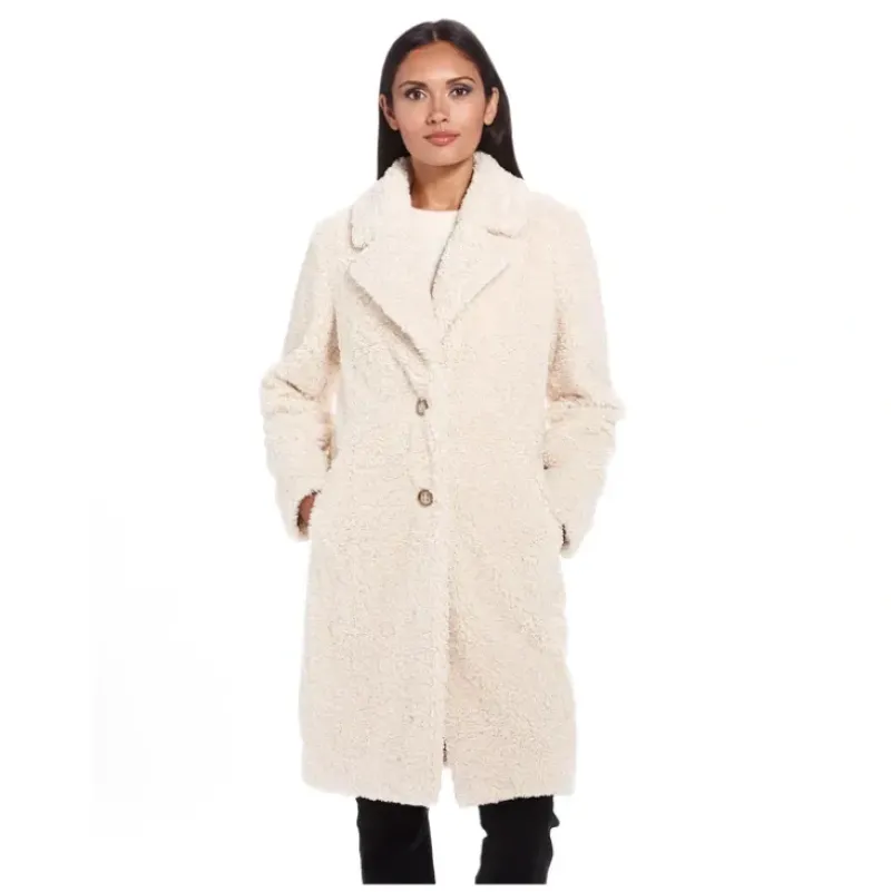 Gallery Faux Fur Walker Coat - a world of fashionable women's clothing, including a wide selection of dresses and trendy accessories.> Hot