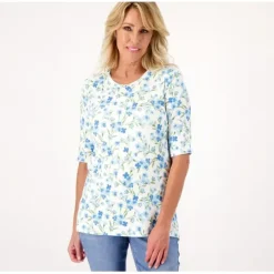 Laurie Felt Rib Silky Rayon Scoopneck Tee - a world of fashionable women's clothing, including a wide selection of dresses and trendy accessories.< Shop All