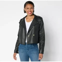Peace Love World Black Label Coated Denim Jacket - a world of fashionable women's clothing, including a wide selection of dresses and trendy accessories.> Best