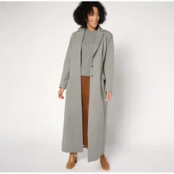 Studio Park x Shawn Killinger Full Length Herringbone Topcoat - a world of fashionable women's clothing, including a wide selection of dresses and trendy accessories.> Outlet