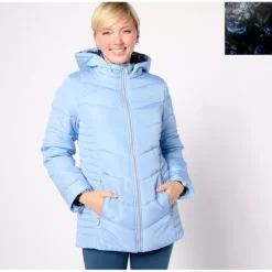 Susan Graver Lightweight Puffer Coat with Lining - a world of fashionable women's clothing, including a wide selection of dresses and trendy accessories.> Best