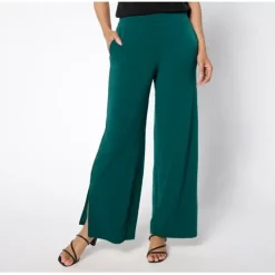 Susan Graver Regular Every Day Liquid Knit Ankle Pants - a world of fashionable women's clothing, including a wide selection of dresses and trendy accessories.< Fashion