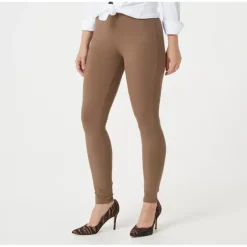 Susan Graver Weekend Regular Premium Stretch Ankle Leggings - a world of fashionable women's clothing, including a wide selection of dresses and trendy accessories.> Best Sale