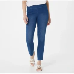 Women with Control Petite Tummy Control Stretch Denim Pants - a world of fashionable women's clothing, including a wide selection of dresses and trendy accessories.< Shop All
