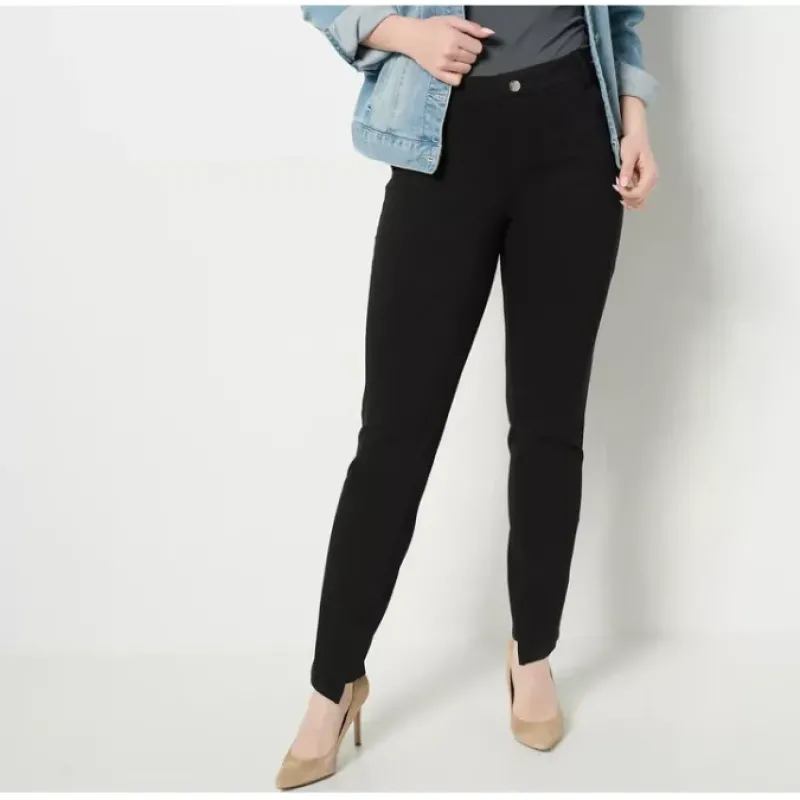 Women with Control Petite My Wonder Denim Slim Leg Pants - a world of fashionable women's clothing, including a wide selection of dresses and trendy accessories.< Shop All