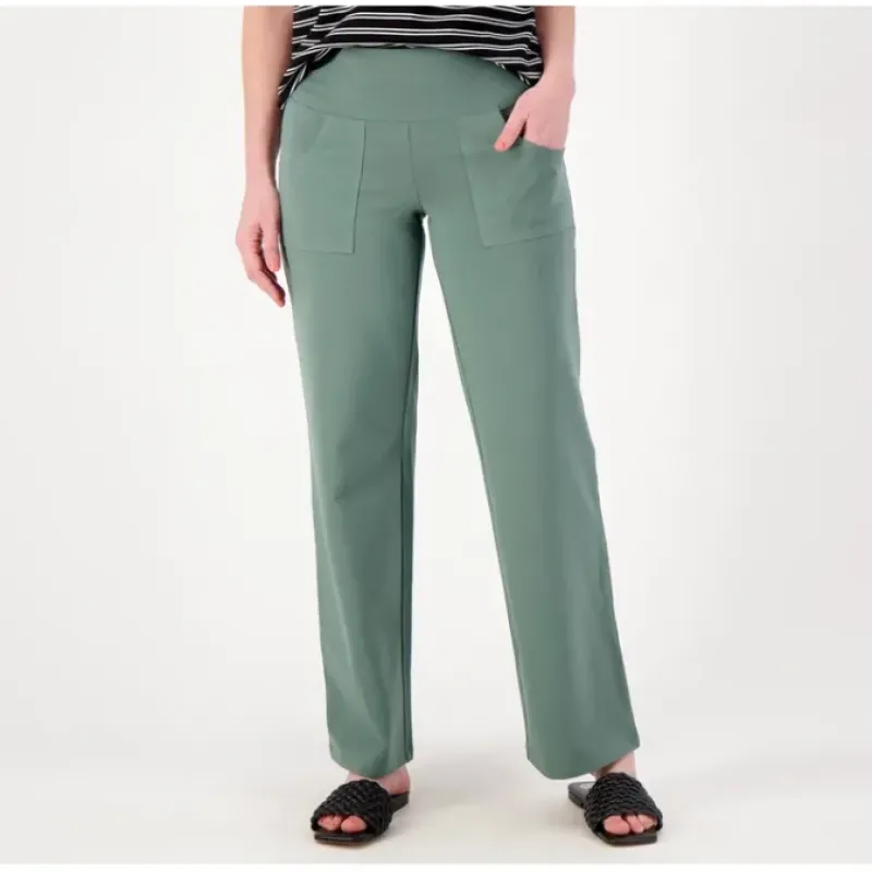Women with Control Petite Cotton Jersey Straight Leg Pants - a world of fashionable women's clothing, including a wide selection of dresses and trendy accessories.< Fashion