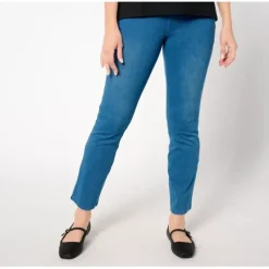 Women With Control Petite Prime Stretch Denim Slim Leg Ankle Pants - a world of fashionable women's clothing, including a wide selection of dresses and trendy accessories.< Dresses