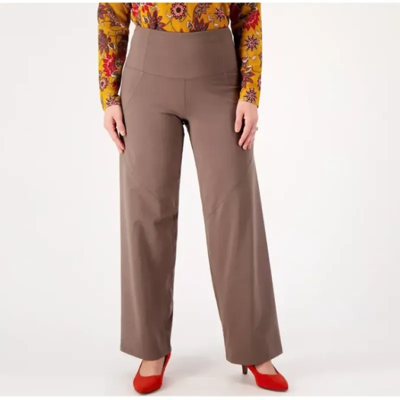 Women with Control Regular Tummy Control Wide Leg Pants - a world of fashionable women's clothing, including a wide selection of dresses and trendy accessories.< Fashion