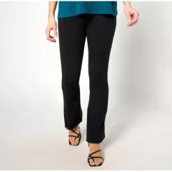 Women With Control Regular Jersey Pant with Zipper Detail - a world of fashionable women's clothing, including a wide selection of dresses and trendy accessories.< Shop All