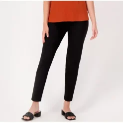 Women with Control Regular Cotton Jersey No Seam Ankle Pant - a world of fashionable women's clothing, including a wide selection of dresses and trendy accessories.< Shop All