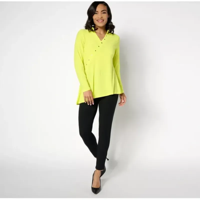 Women with Control Regular Asymmetric Tunic Pants Set - a world of fashionable women's clothing, including a wide selection of dresses and trendy accessories.< Dresses