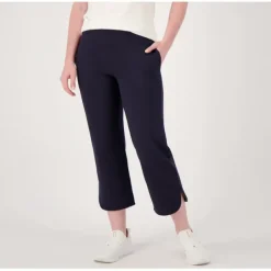 Women with Control Regular Cotton Jersey Tulip Hem Crop Pants - a world of fashionable women's clothing, including a wide selection of dresses and trendy accessories.< Shop All
