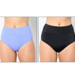 zuda 2-Pack High Waisted Swim Brief - a world of fashionable women's clothing, including a wide selection of dresses and trendy accessories.> Sale
